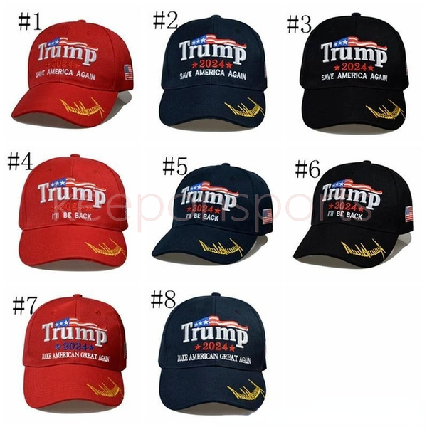 

8 styles 2024 trump baseball cap usa presidential election trmup same style hat ambroidered ponytail ball cap dhl shipping c2996, Black;white