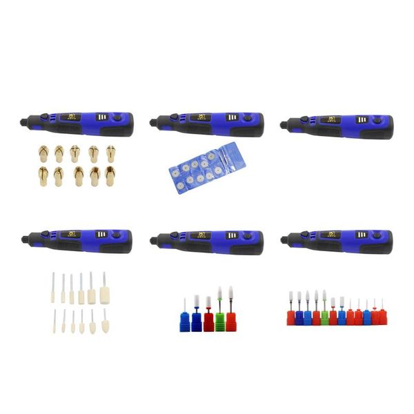 

nail drill & accessories electric 3.6v 3-gear speed 5000-15000rpm manicure polishing carving grinder pen home salon diy crafts