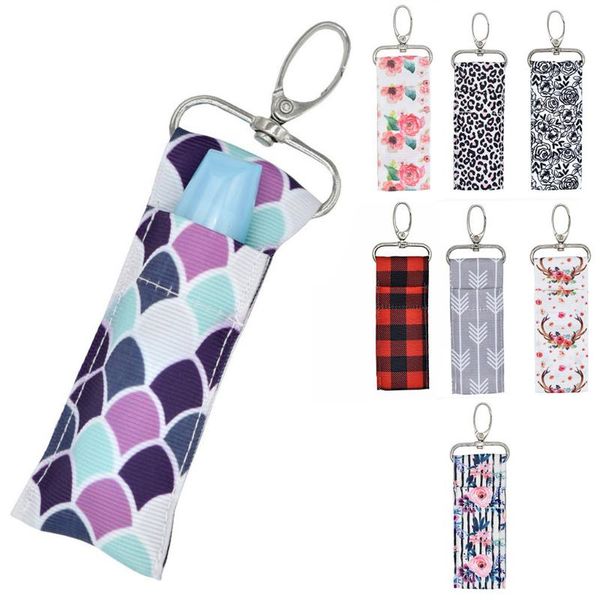 

perfect storage lipstick holder pouch bag key ring printing keychain gift girl bags