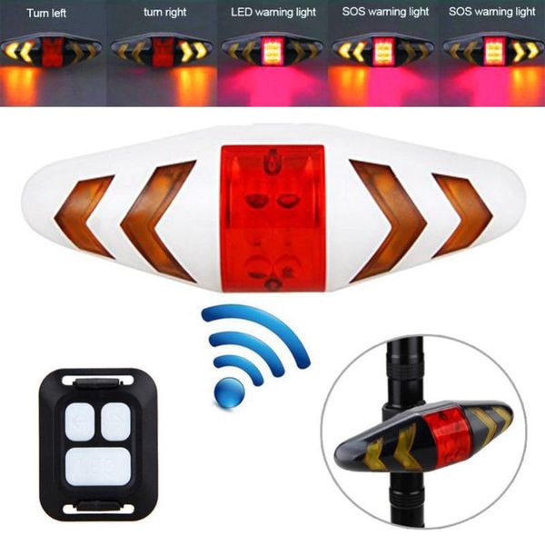 

bike taillight bicycle turn signal lights tail light warning wireless remote mountain flashing headlight