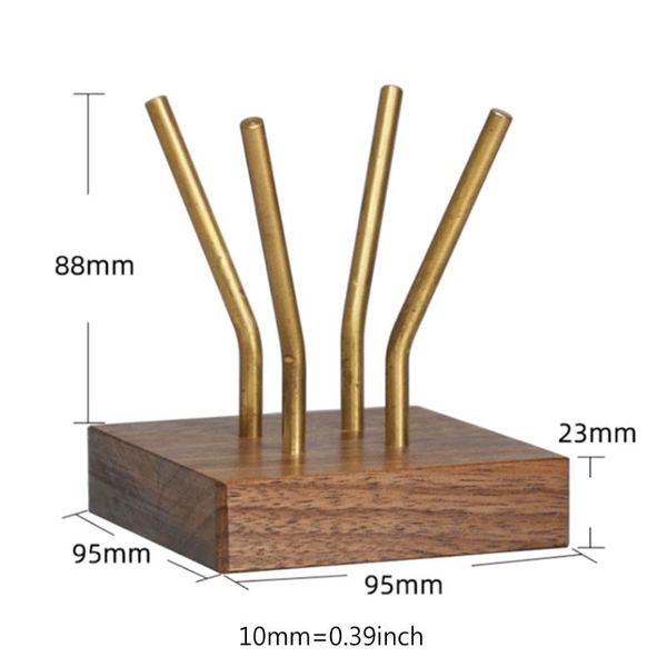 

coffee filters solid brass filter holder with black walnut base paper storage rack stands and holders