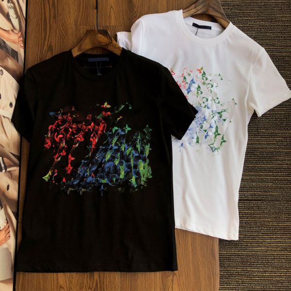 

2021the mens designer t shirts woman trend fashion white shirt essentials printing embroidery clothing european style tshirts, White;black