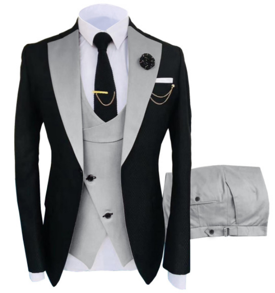 

new costume slim fit men suits slim fit business suits groom black tuxedos for