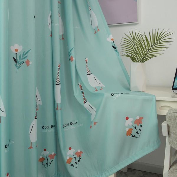 

curtain & drapes brushed green curtains for kids bedroom white duck print cute living room kitchen window treatments custom made door decora