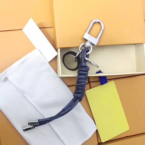 

fashion black pu leather braid car key chain rings accessories keychain keychains buckle hanging decoration for bag with box ysk12238y, Silver