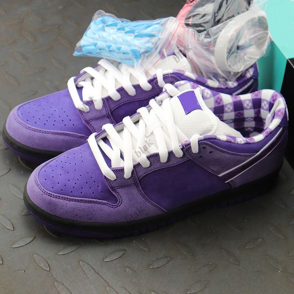 

one 1 dunk mens casual shoesskateboard shoe purple lobster designer independent brand women men high low trainer platform