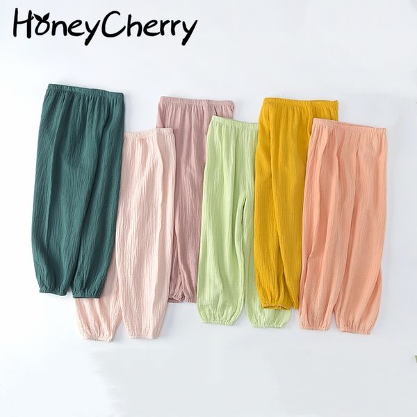 

summer children's clothing anti-mosquito pants baby casual 210515, Blue