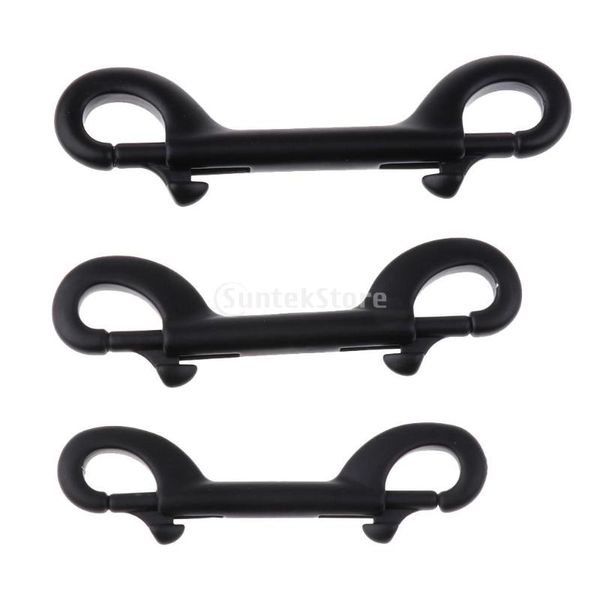 

pool & accessories underwater scuba diving 90mm 100mm 115mm 316 black stainless steel hook double ended bolt snap buckle metal clip