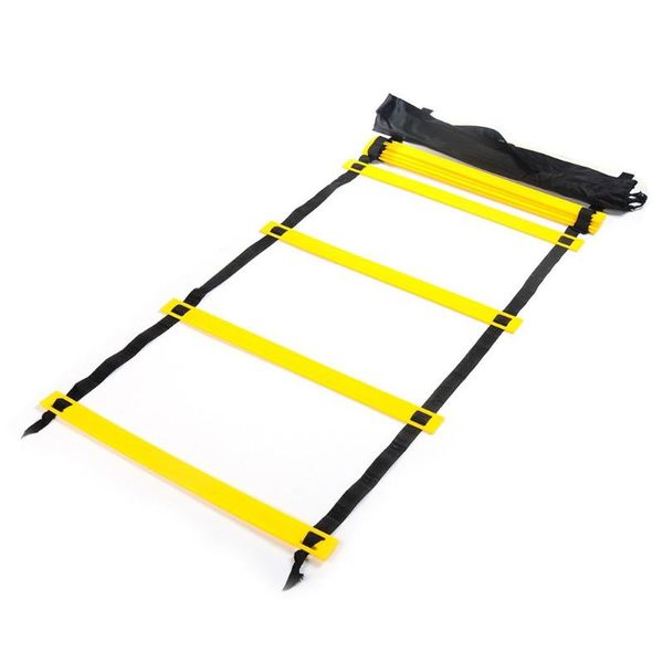 

out outdoor durable agility ladder speed soccer football fitness feet training yellow material accessories