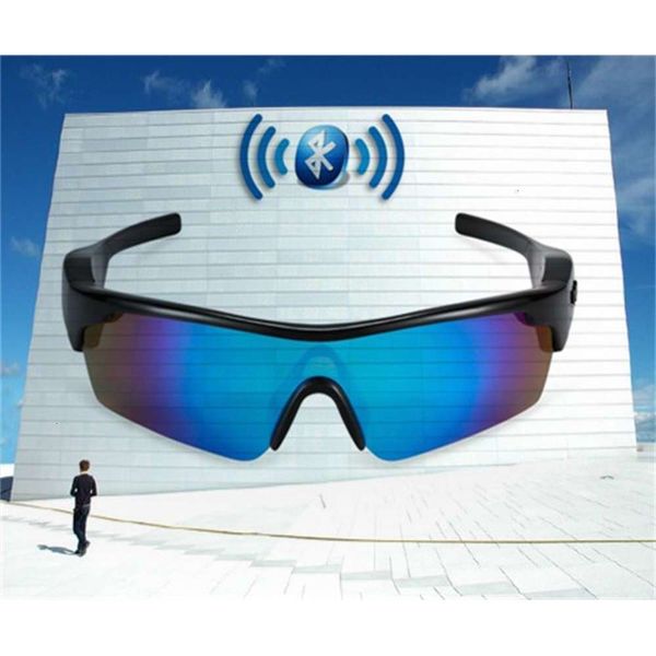 

highend accessories wholal smart wirels bluetooth headset sport sunglass, Black