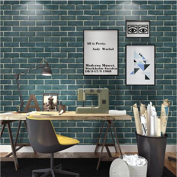 

10m 3d brick pattern wallpapers for living room bedroom shop waterproof self-adhesive wall stickers mural papers home decor