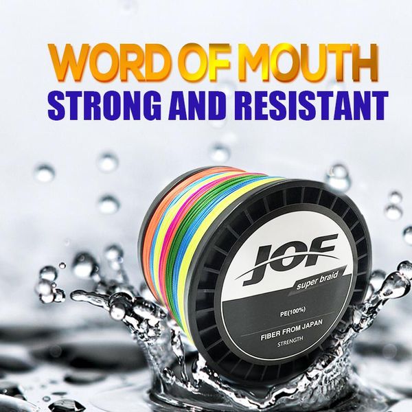

upgrade fishing line 8 strands pe braided 500 meters multifilament rope peche carpe wire tackle braid