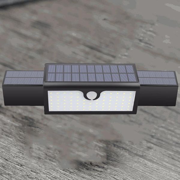 

solar power 71 led light waterproof outdoor motion sensor wall for garden yard driveway walkway floodlights