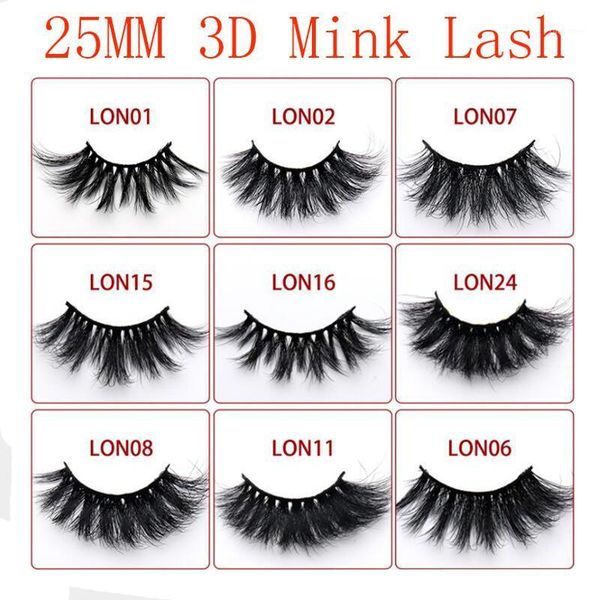 

real mink false eyelash strip lashes thick fake eyelashes makeup beauty handmade 100%1