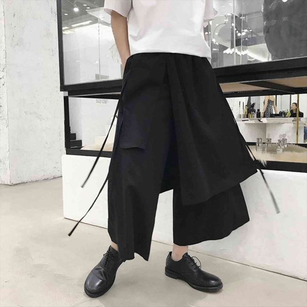 

chinese harem kimono karate asian women pants clothes black samurai japanese streetwear cotton and linen cropped