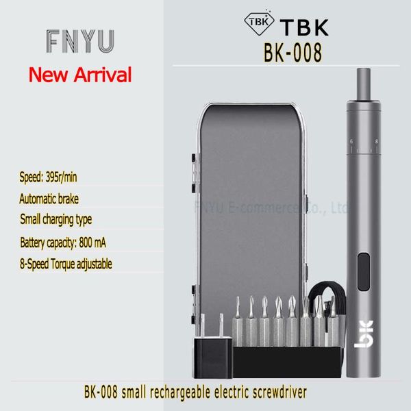 

power tool sets electric screwdriver bk-008 charging type adjustable torque home appliances repair forward reverse handheld