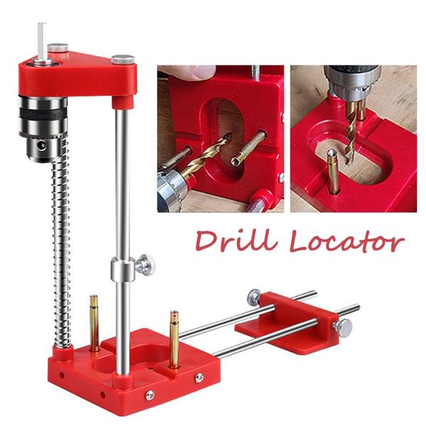 

professional hand tool sets accurate woodworking tools drilling jig 6/8/10mm drill bit for metal hole puncher carpenter locator handheld set
