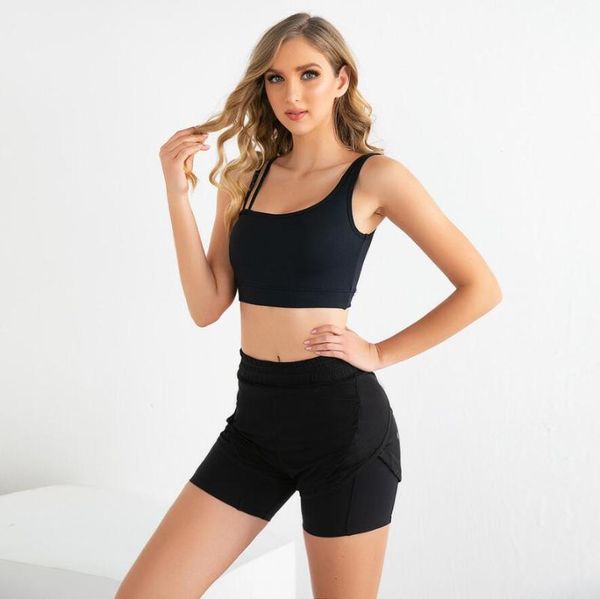 

double-sided sanding seamless women yoga set gym fitness clothing sports wear female high waist leggings suit outfit