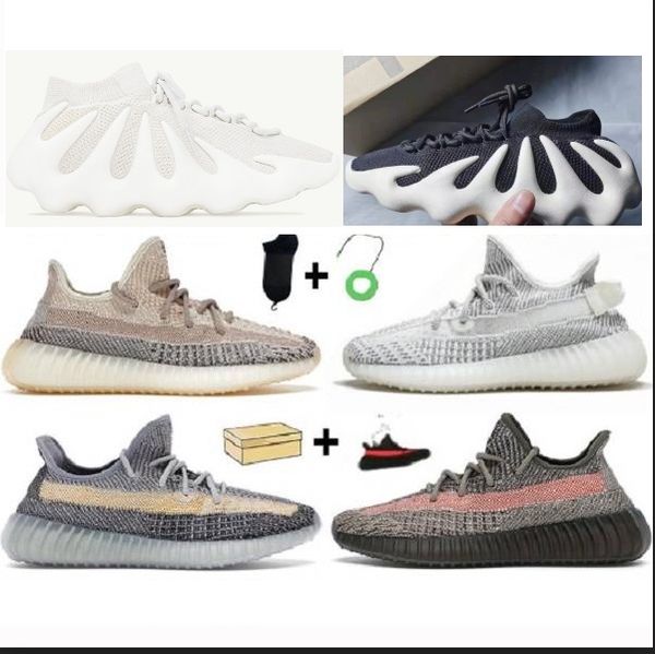 

450 black cloud white v2 kanye shoes ash blue stone reflective earth marsh desert sage breds oreos running sneakers with box