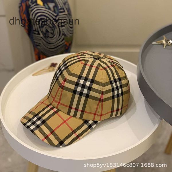 

brand cap carves family b classic baseball 2022 rainbow lattice men's women's same style, high-end fashion versatile, Blue;gray