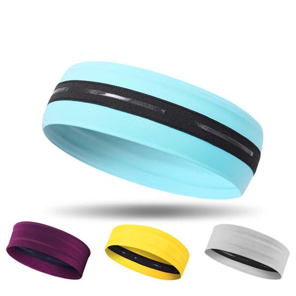 Sortond Sports Sports da cabeça Sweat Absorve Elastic Head Band Yoga Fitness Cycling Acessórios de corrida Moda testa desgaste de cabelo Vôlei