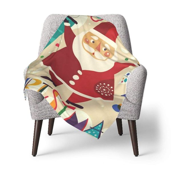 

baby swaddle wrap blanket christmas santa claus soft plush receiving baby blanket personalized baby boy girl fleece quilt