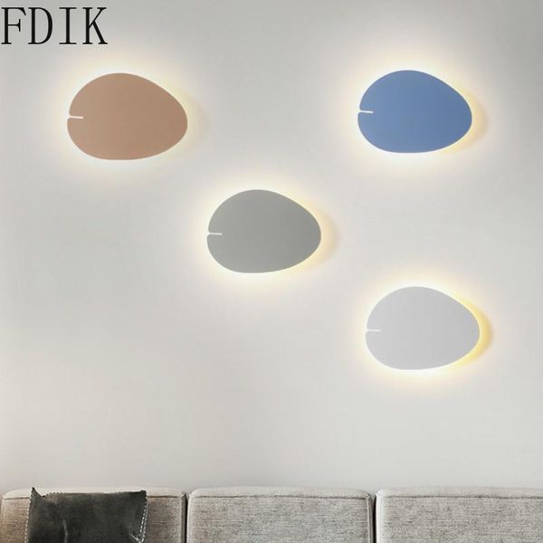 

wall lamp nordic led light modern lightening for living room bedroom study aisle staircase decoration wrought iron lamps fixture
