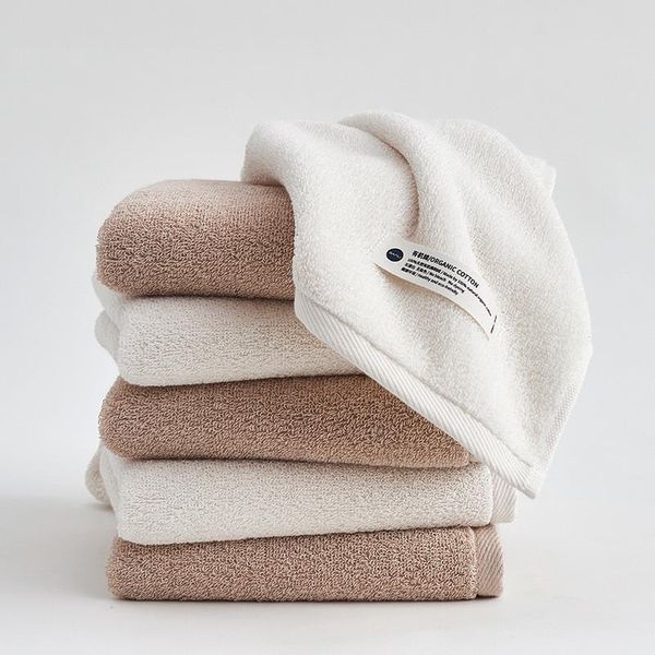 

towel organic cotton towels for bathroom comfortable hand soft and hight absorbent face washcloth household white