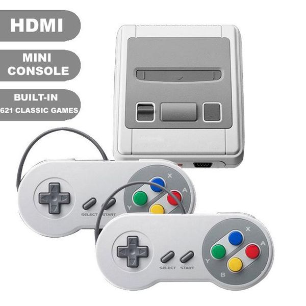 

portable game players 8 bits mini retro video consoles built-in 621 games handheld family dual gamepad gaming console for boy player
