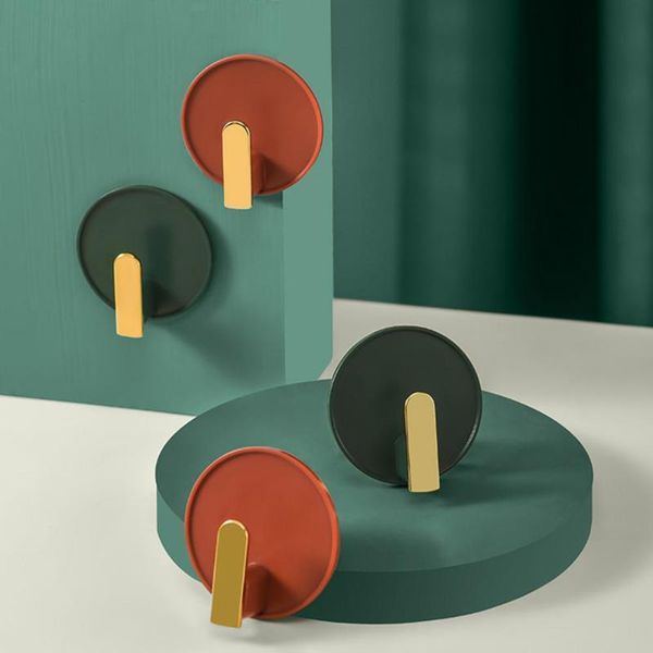 

hangers & racks round waterproof easy to paste key hanger for indoor wall hooks