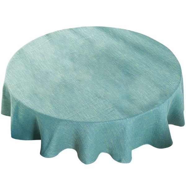 

table cloth home el washable solid round wedding kitchen banquet simple modern indoor outdoor protective accessories