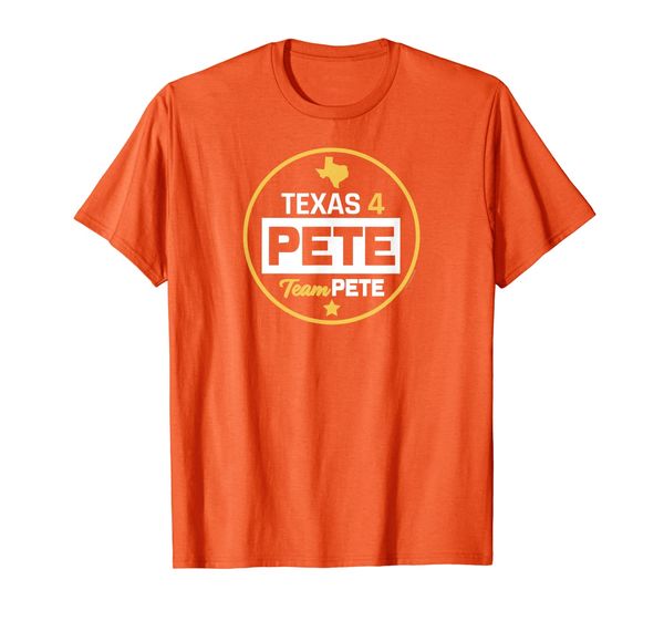 

texas 4 pete team pete buttigieg t-shirt, White;black