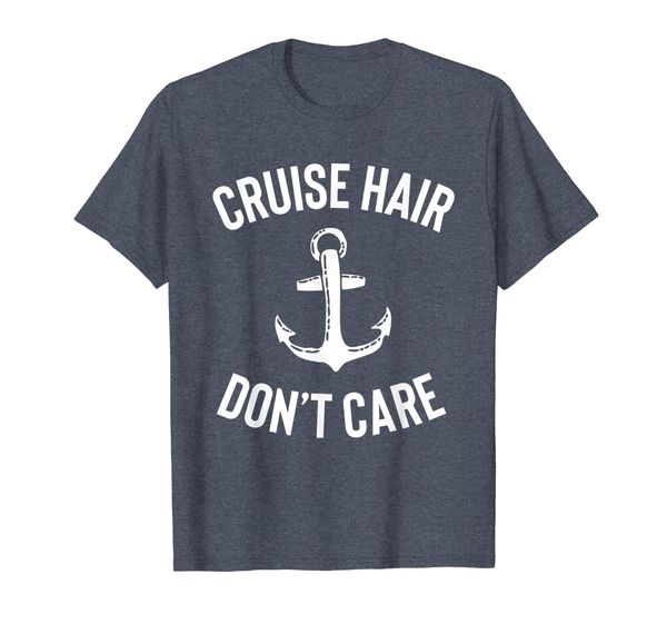 

cruise hair don't care tshirt funny boat holiday gift women, White;black