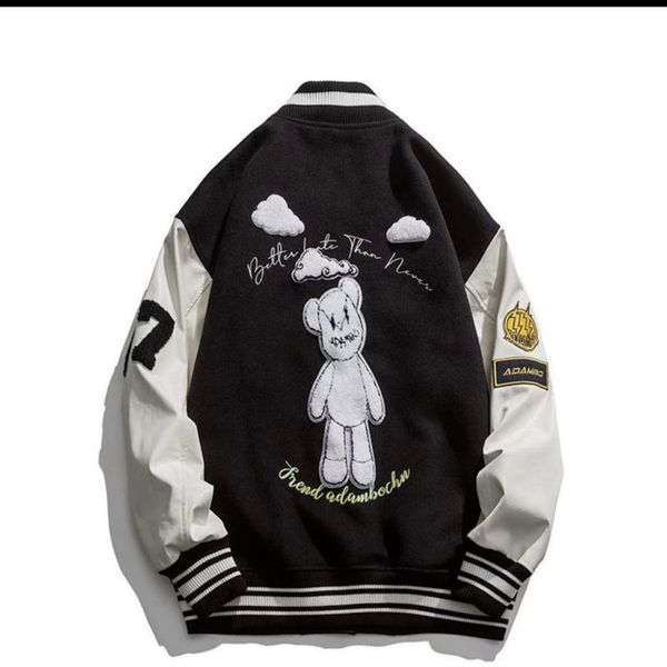 

American baseball uniform and autumn flight spring et couple Japane brand men's 2021 new, Black;brown