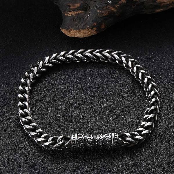 

fashion chain charm jewelry men's bracelet stainless steel bangle hip hop party gs0056 bracelets, Golden;silver