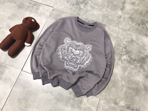 

men's hoodies & sweatshirts t luxury long-sleeved homme long male trend shirt mark heavy fashion drill tiger head tshirt men, Black