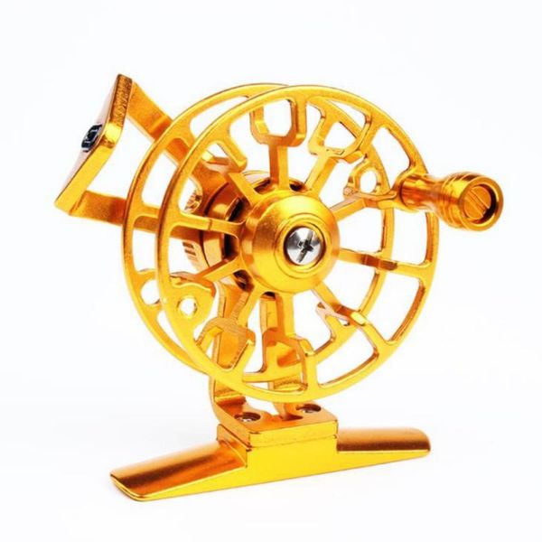 

baitcasting reels qhoe full metal belt venting front wheel ice fishing raft ultra light reel gear