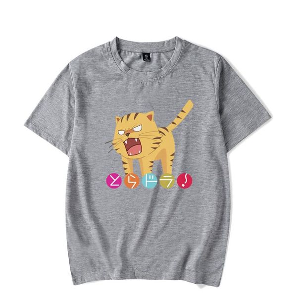 

men's t-shirts 2021 toradora t shirt summer fashion harajuku cotton & polyester short sleeved wtreetwear tiger print tee clothes, White;black