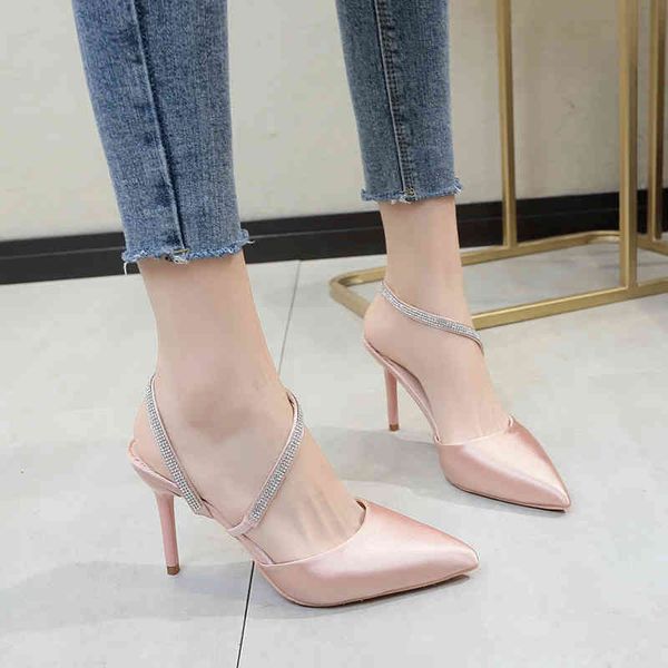 

sandals rimocy women crystal bombs fine high heels spring summer gladiator shoes woman naked stylish mujer sandals lj7l, Black