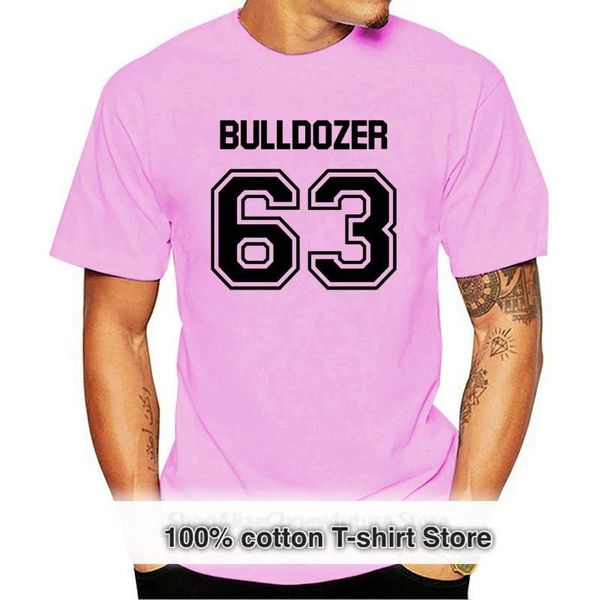 

men's t-shirts t-shirt bulldozer shirt customizable number bud spencer double side short sleeve cotton man basic t, White;black