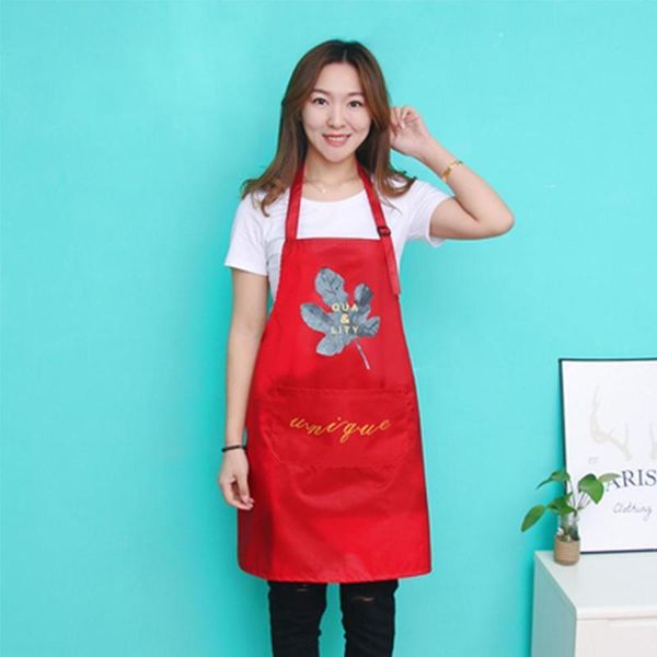 

striped waterproof polyester bib apron woman sleeve home bibs shop baking cleaning aprons cooking kitchen accessory c q0i6