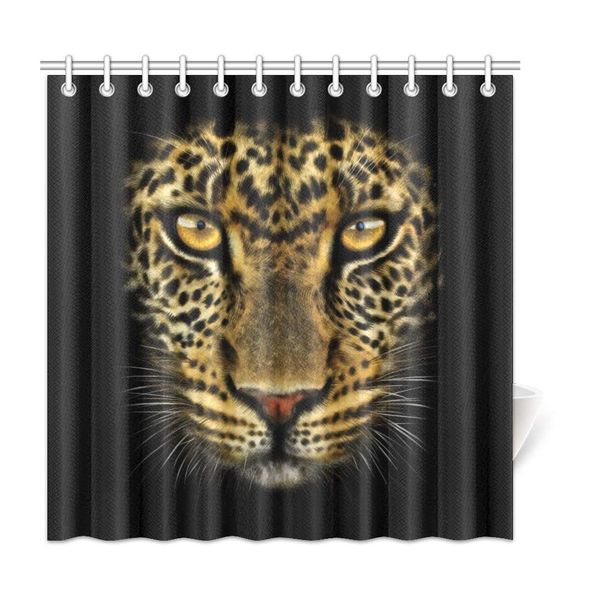 

xiucoo african wild leopard home bath decor polyester fabric shower curtain bathroom sets 72 x 72 inches