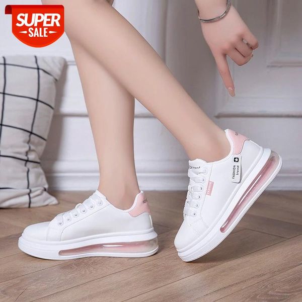 

women casual shoes fashion breathable walking mesh lace up flat shoes sneakers women 2020 tenis feminino white vulcanized #wp1m