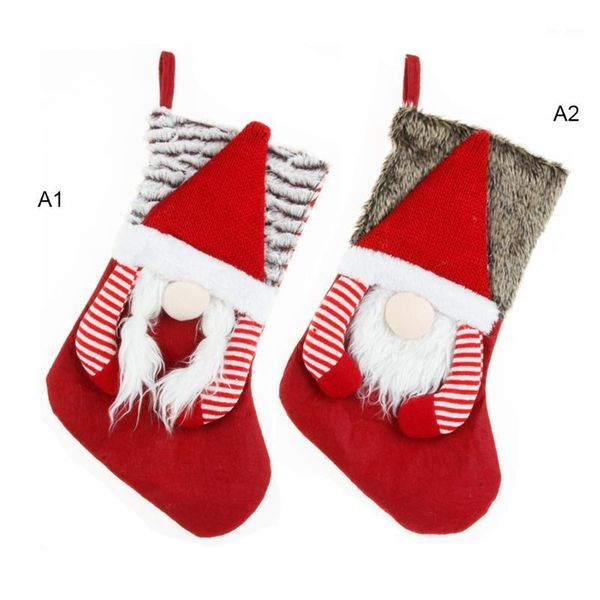 

christmas decorations faceless old man socks forest doll decoration beard scene b