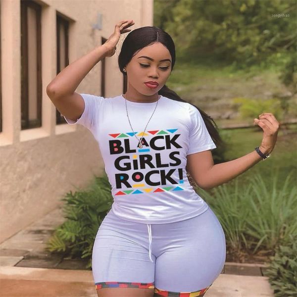 

women's tracksuits 2021 fashion style o neck summer letter print shorts set casual 2 pieces clothes matching outfits, Gray
