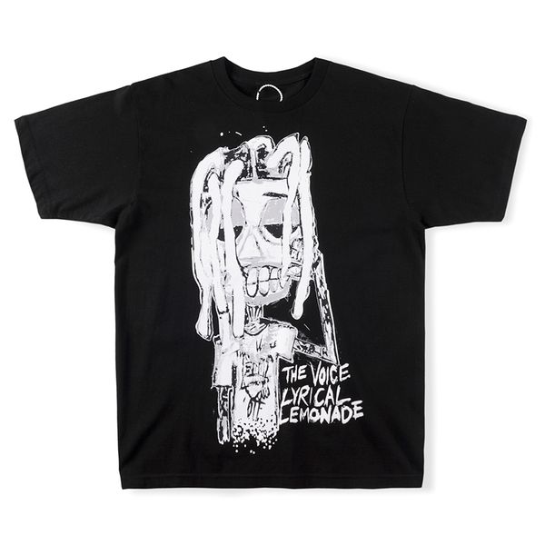 

t shirt men's black white funny print short sleeve t-shirts hip hop oversize tee, White;black