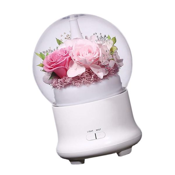 

1pc portable air humidifier eternal flower atomizing xmas gift ) fragrance lamps