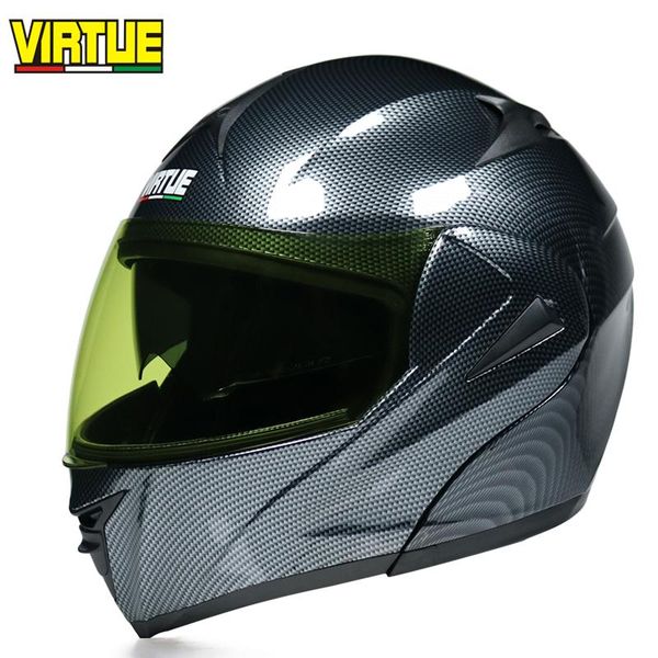 

motorcycle helmets flip up helmet double lens full face with inner sun visor dot approved cross