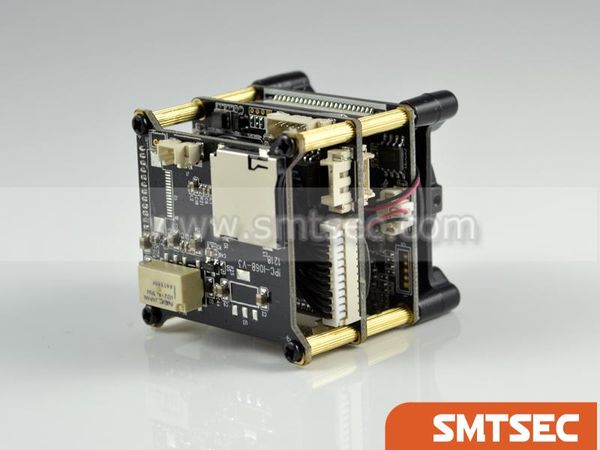 

auto iris starlight 3mp security pcb board ip camera module sd card slot low light onvif sony imx124 with cable (sip-e124ditc) cameras