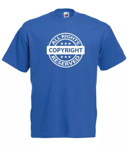 

copyright authentic xmas gift idea mens women t shirts novelty funny tee, White;black